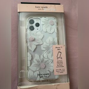 Kate Spade Clear Floral iPhone 11 Pro Case